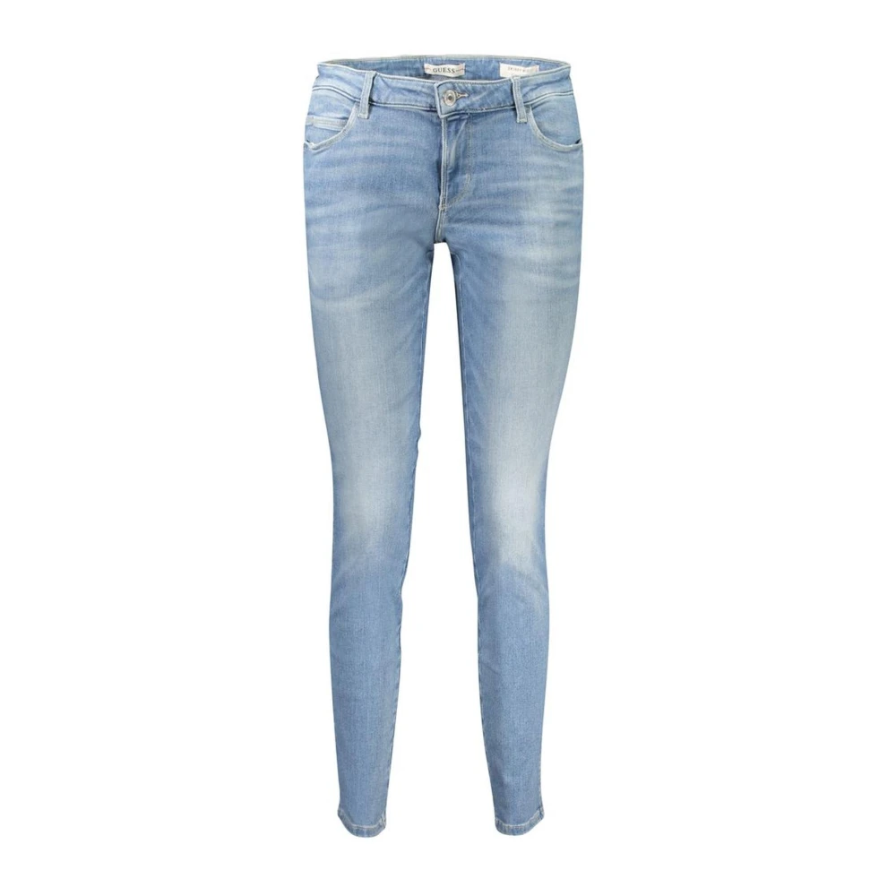 Guess Women's Blue Skinny Fit Jeans, W26 L30, Light Cotton Skinny Jeans
