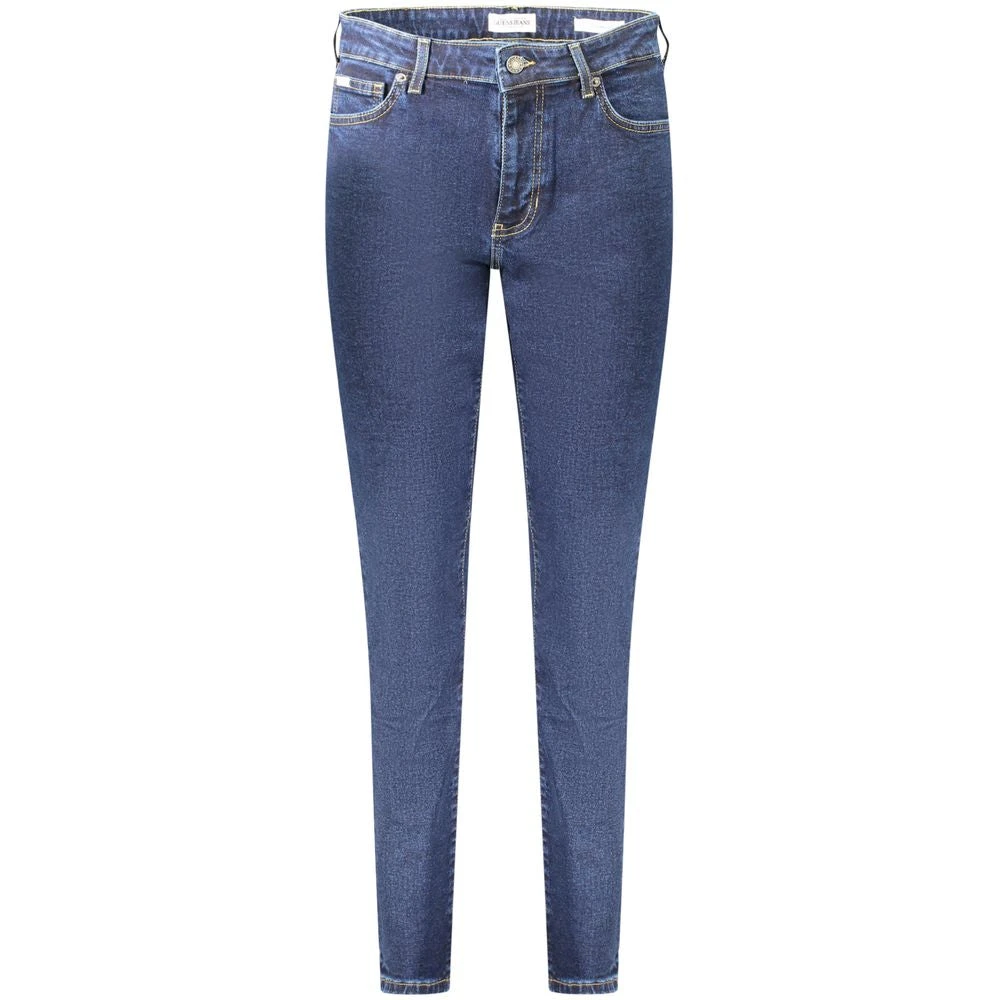 Guess Women's Blue Cotton Skinny Jeans - Skinny Fit Jeans - W28 L30 - Jeans