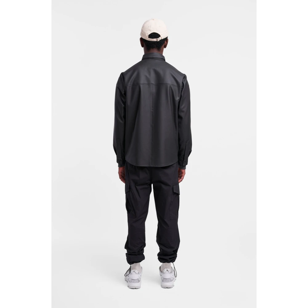 Stutterheim Waterdicht Overshirt voor Mannen Black Heren