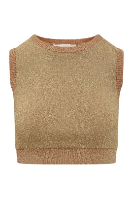 Sleeveless Crewneck Top