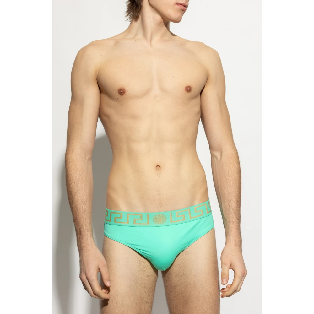 Versace Zwembroek Green Heren