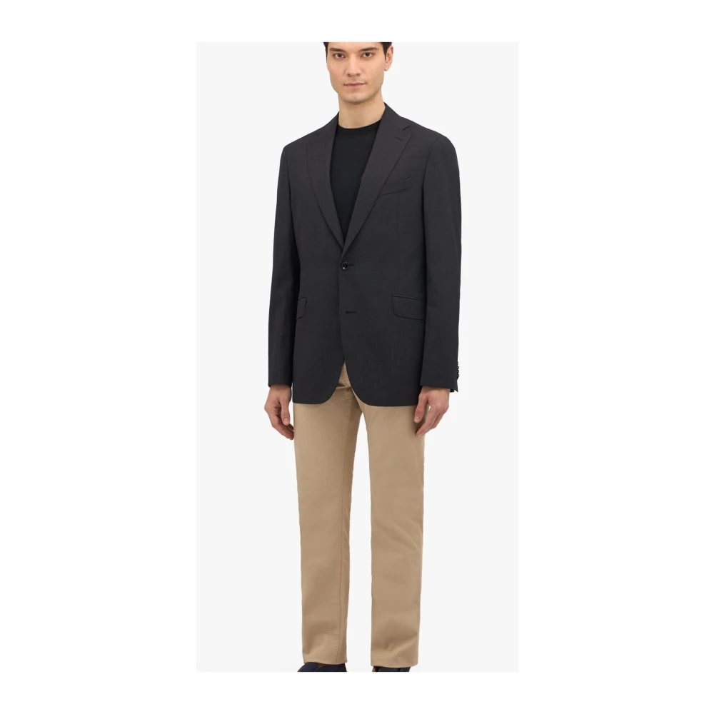 Brooks Brothers Witte Stretch Katoenen Vijf-Zakken Broek White Heren
