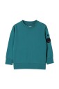 pull-a-col-rond-vert-pour-enfants