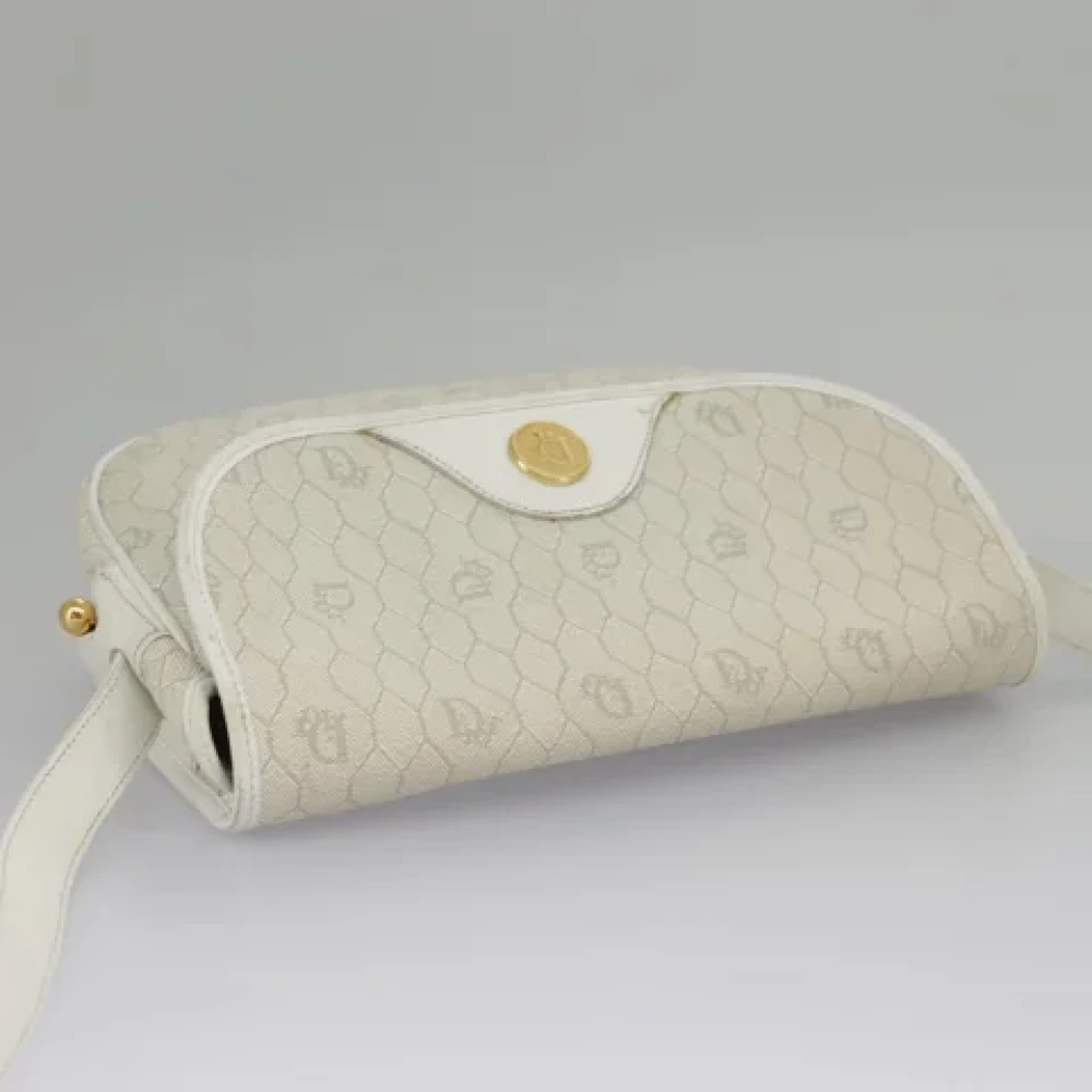 Dior Vintage Pre-owned Canvas dior-bags Beige Dames