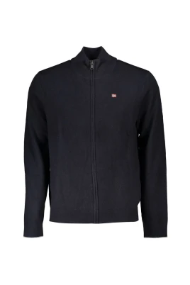 Svart Tyg Herr Pullover Tröja