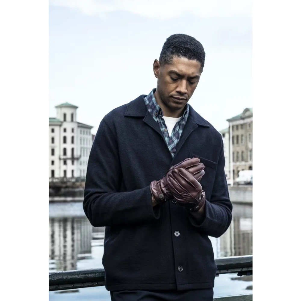 Hestra Italiaanse Lamshuid Winterhandschoenen Brown Heren