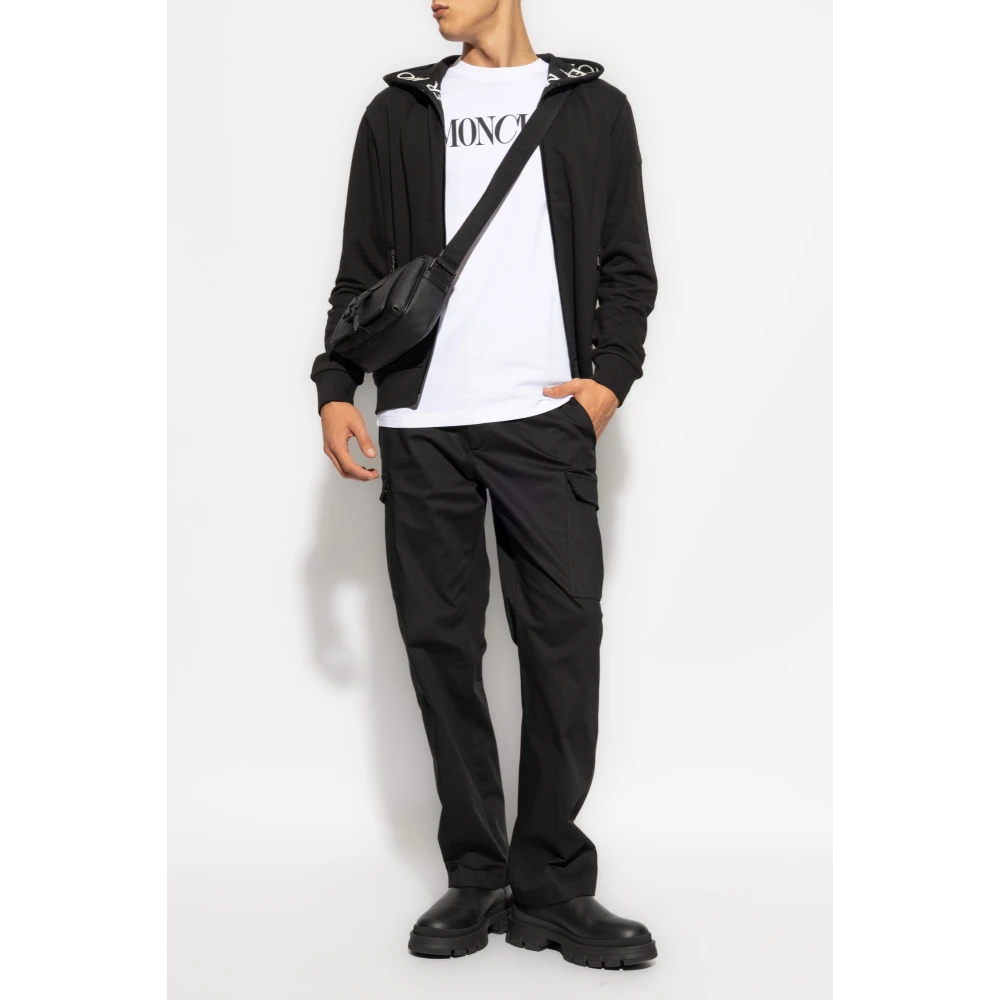 Moncler Broek met zakken Black Heren