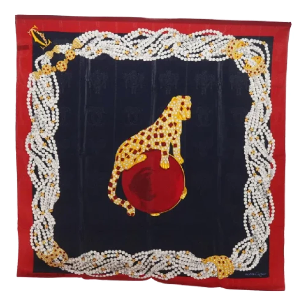 Cartier Vintage Pre-owned Silk scarves Multicolor Dames