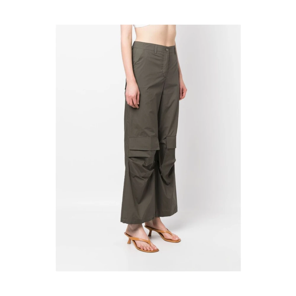 P.a.r.o.s.h. Tapered Trousers Green Dames
