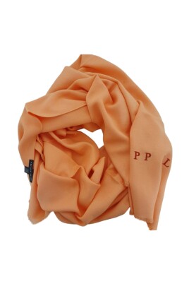 orange-viscose-scarf-made-in-italy