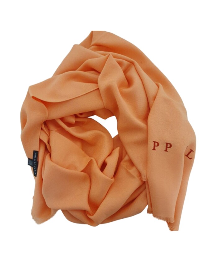 echarpe-orange-en-viscose