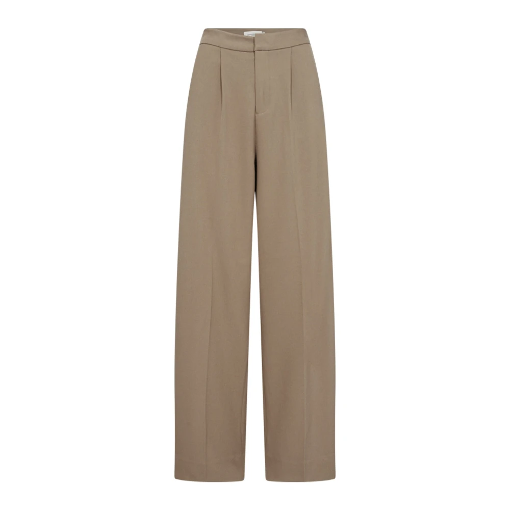 Copenhagen Muse Women's Beige Tailor Bukser - Wide Trousers - Xl - Trousers