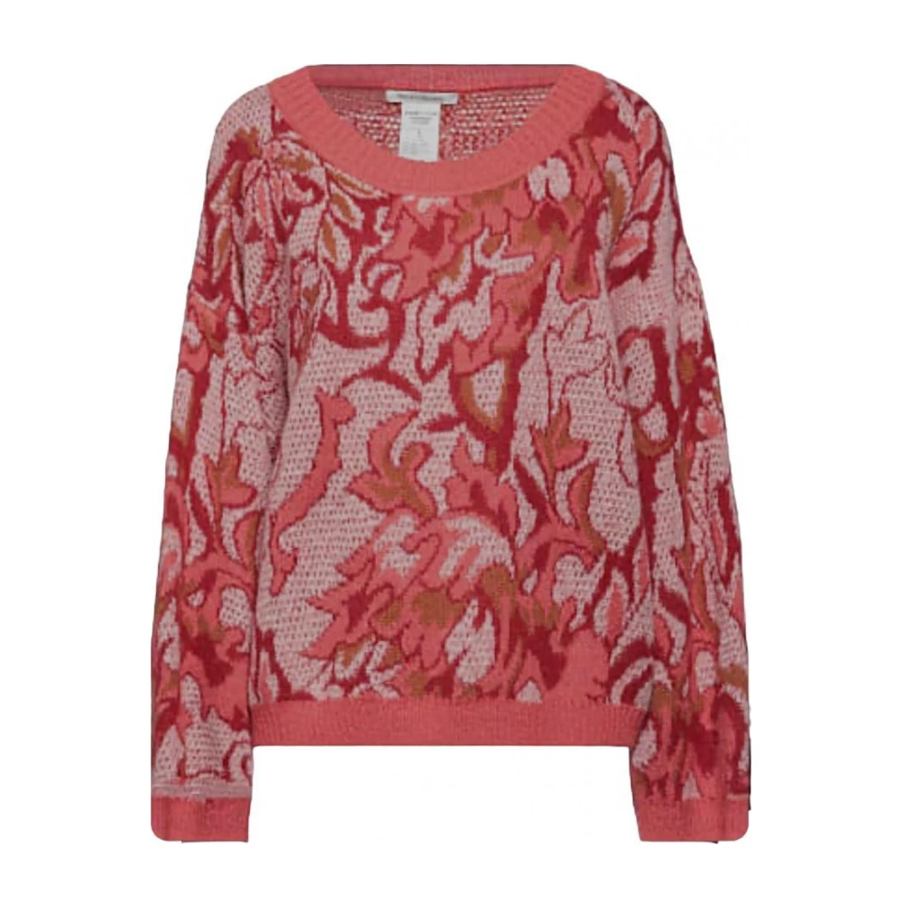 Pennyblack Ronde Hals Wolmix Sweatshirt Pink Dames