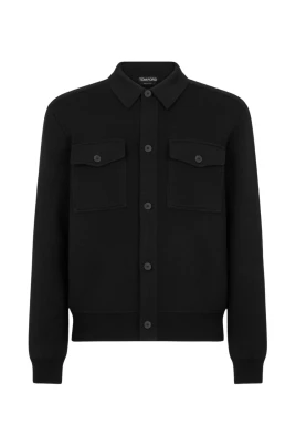 Double Face Wool Cashmere Cardigan