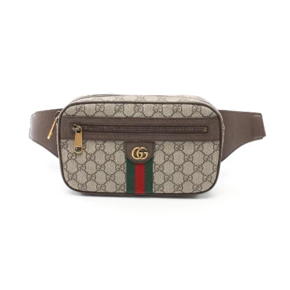 Gucci Vintage Pre-owned Canvas shoulder-bags Multicolor Dames