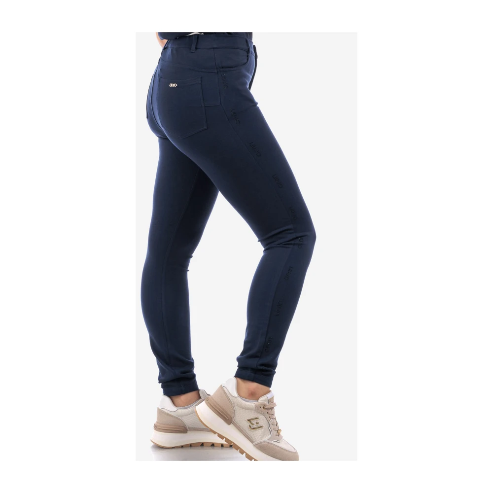 Liu Jo Slim Dress Blue Broek Blue Dames