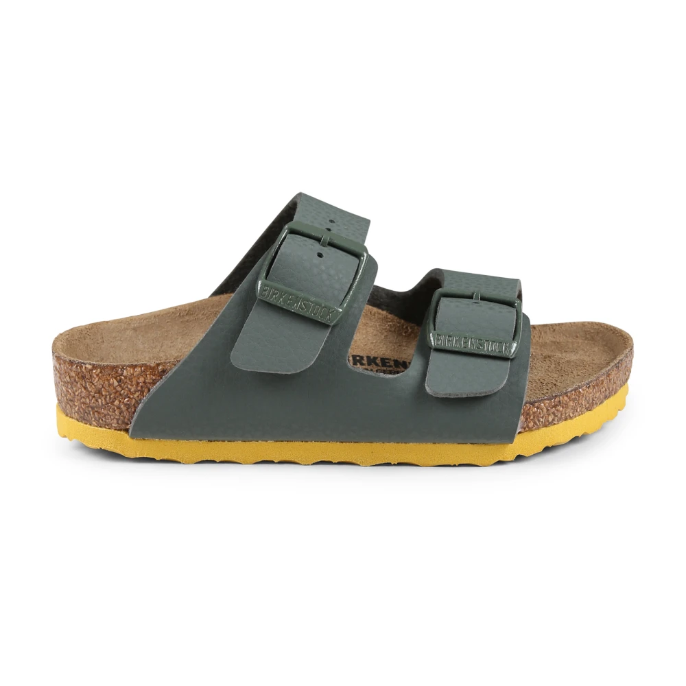 Birkenstock Gröna Arizona Sandaler med Justerbara Remmar Green, Unisex