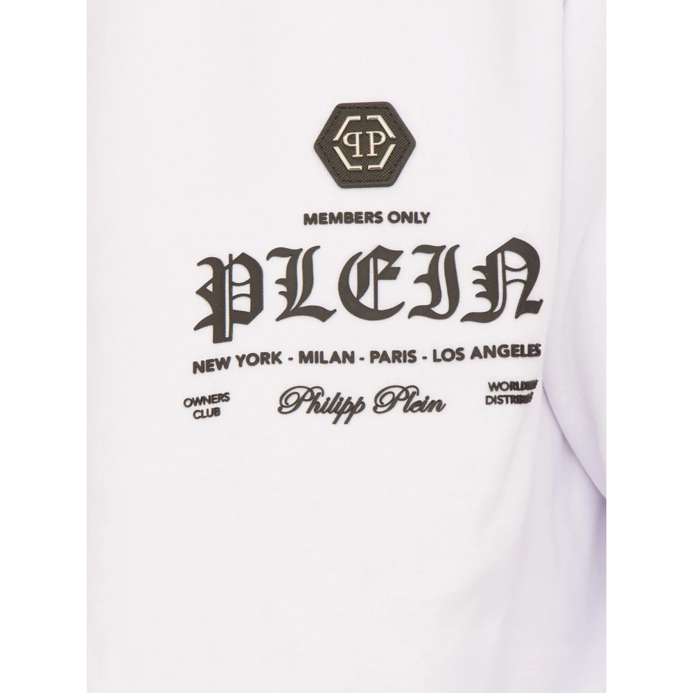 Philipp Plein Wit Sweatshirt met Lange Mouwen White Heren