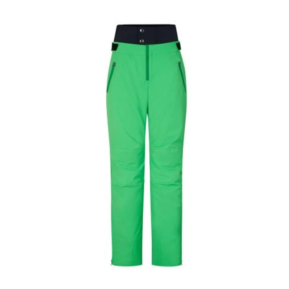 Bogner Groene Ski Broek met Gewatteerde Knie Green Dames