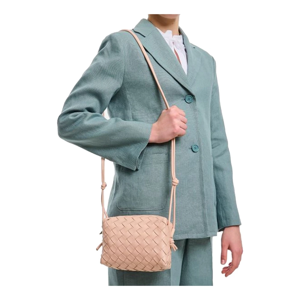 Bottega Veneta Mini Loop Cameratas Pink Dames