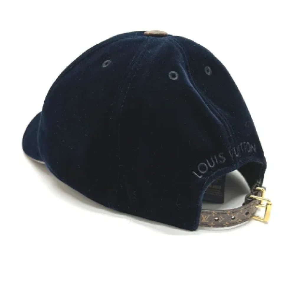 Louis Vuitton Vintage Pre-owned Cotton hats Blue Dames