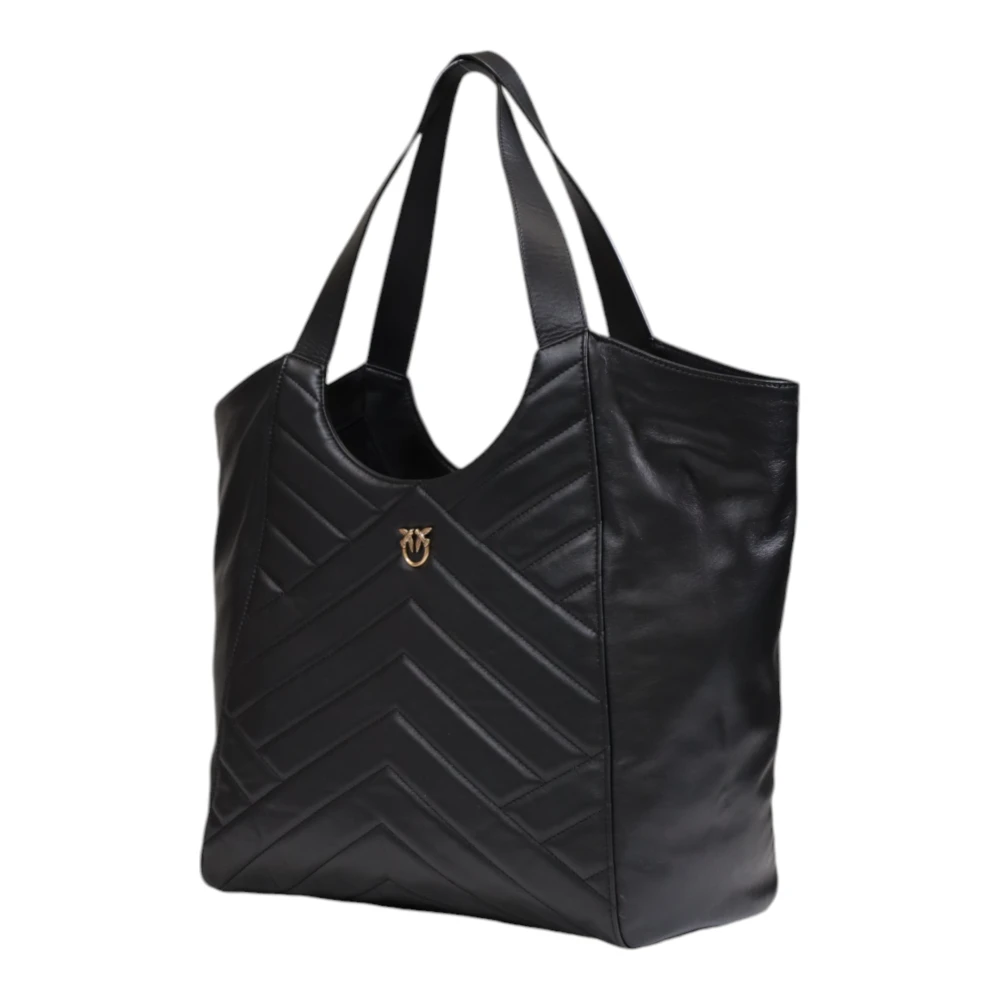 pinko Puzzle Tote Bag Black Dames