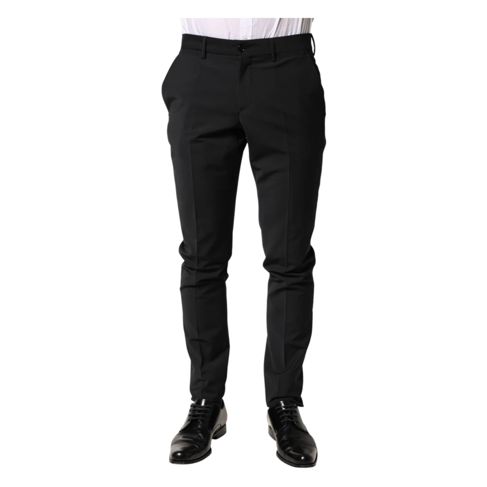 Dolce & Gabbana Black Suit Trousers, Male, Xs, Dress Trousers
