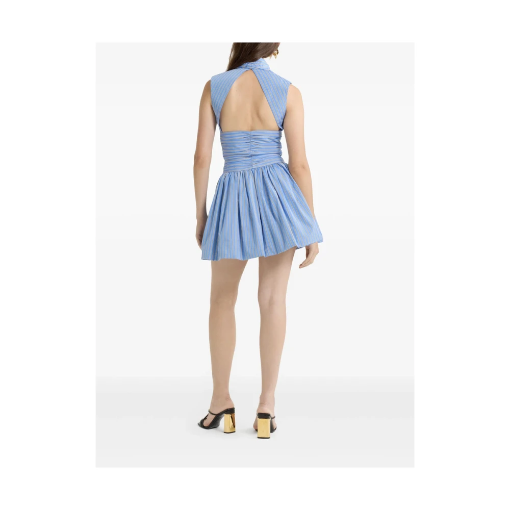 Patou Lichtblauwe V-hals mouwloze jurk Blue Dames