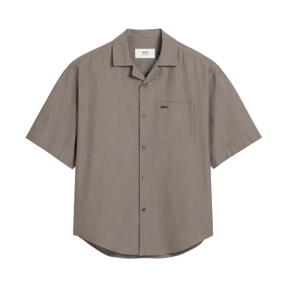 Shirts > Short Sleeve Shirts - - Ami Paris - Modalova