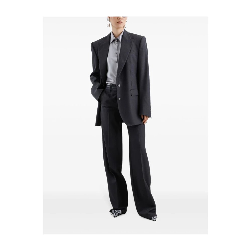 Dolce & Gabbana Monopetto Blazer Jasjes Gray Dames