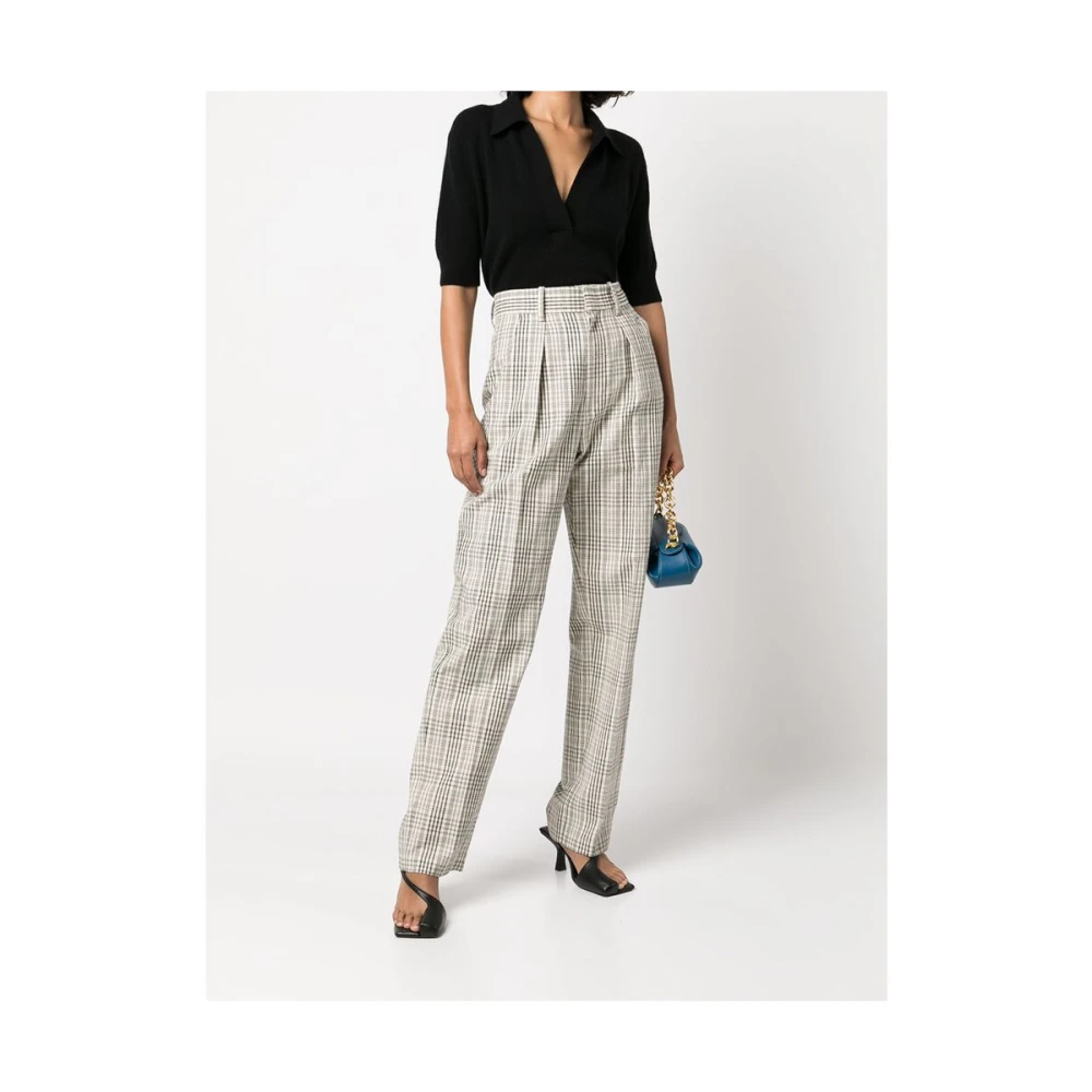 Khaite Zwarte Cashmere V-Hals Trui Black Dames
