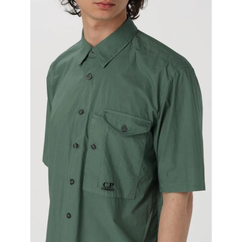 C.P. Company Groene Overhemden voor Mannen Green Heren