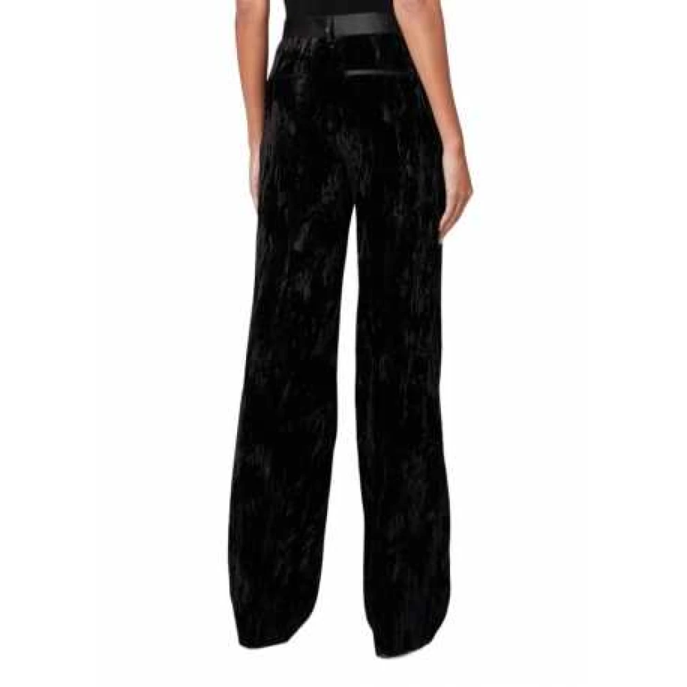 Paul Smith Zwarte Fluwelen Rokende Broek Elegante Stijl Black Dames
