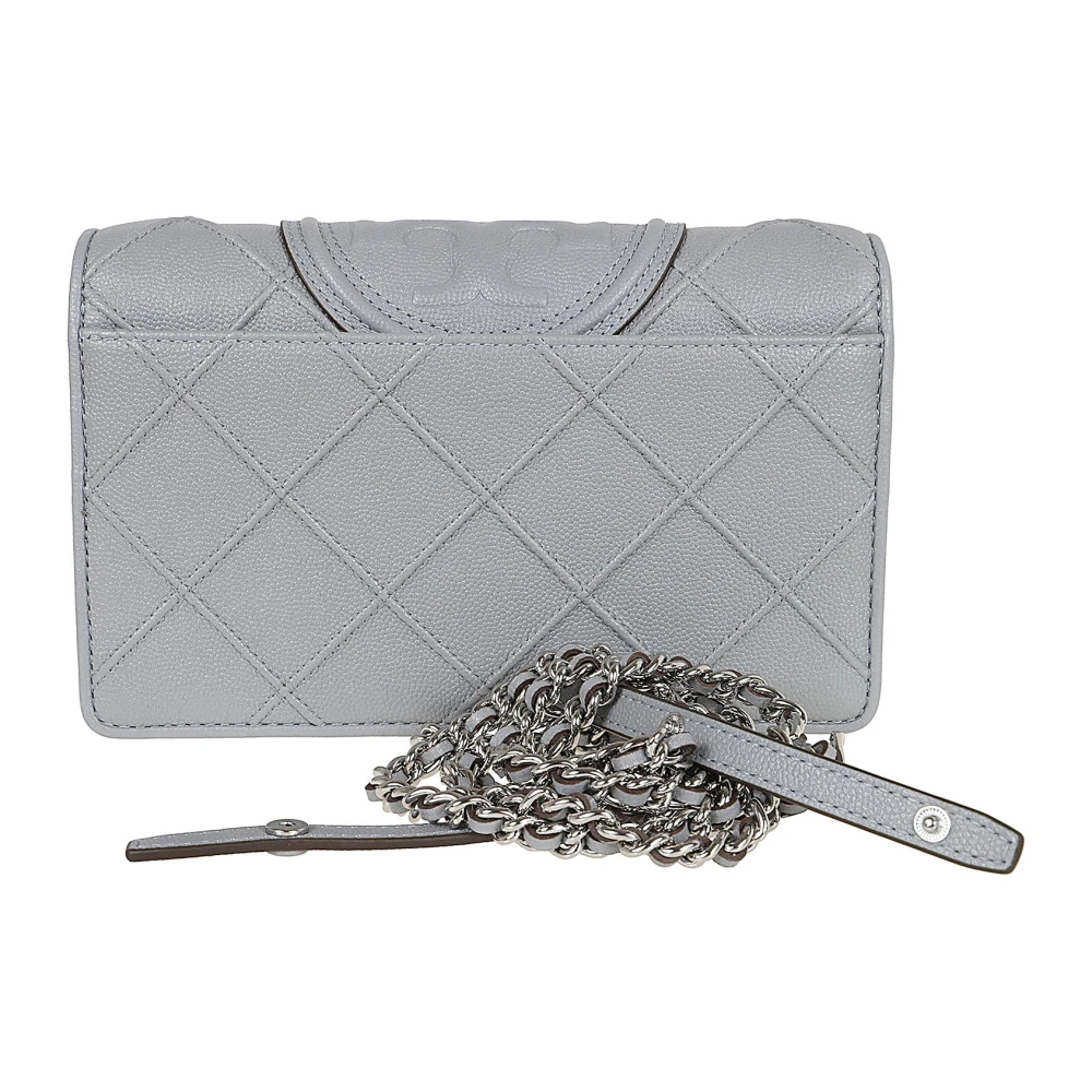 TORY BURCH Zachte Kettingportemonnee Gray Dames
