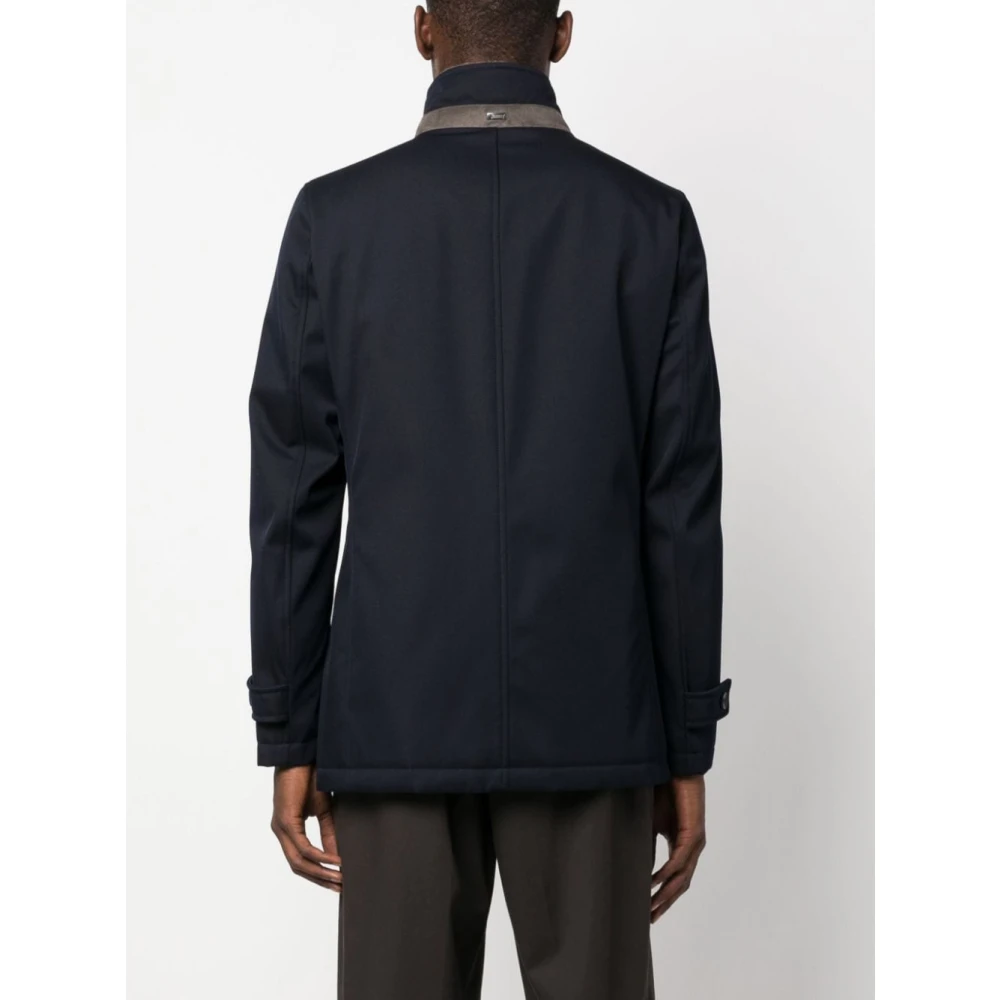 Herno Impermeabile 9200 BLU Jas Blue Heren