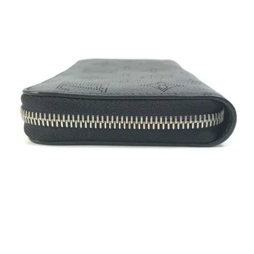 Louis Vuitton Vintage Pre-owned Fabric wallets Black Dames