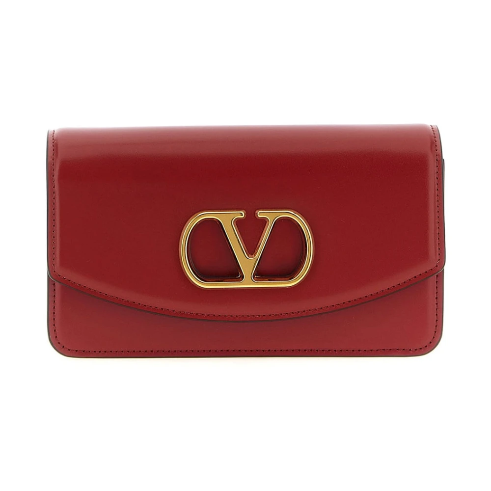 Valentino Garavani Women's Red Stylish Clutch Bag With Unique Design - Clutches - One Size - Bags