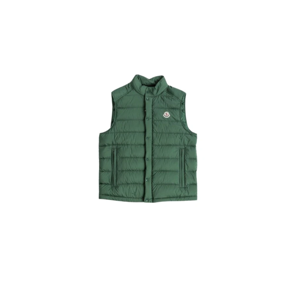 Moncler - Jackets > Vests - Green - Moncler - Modalova