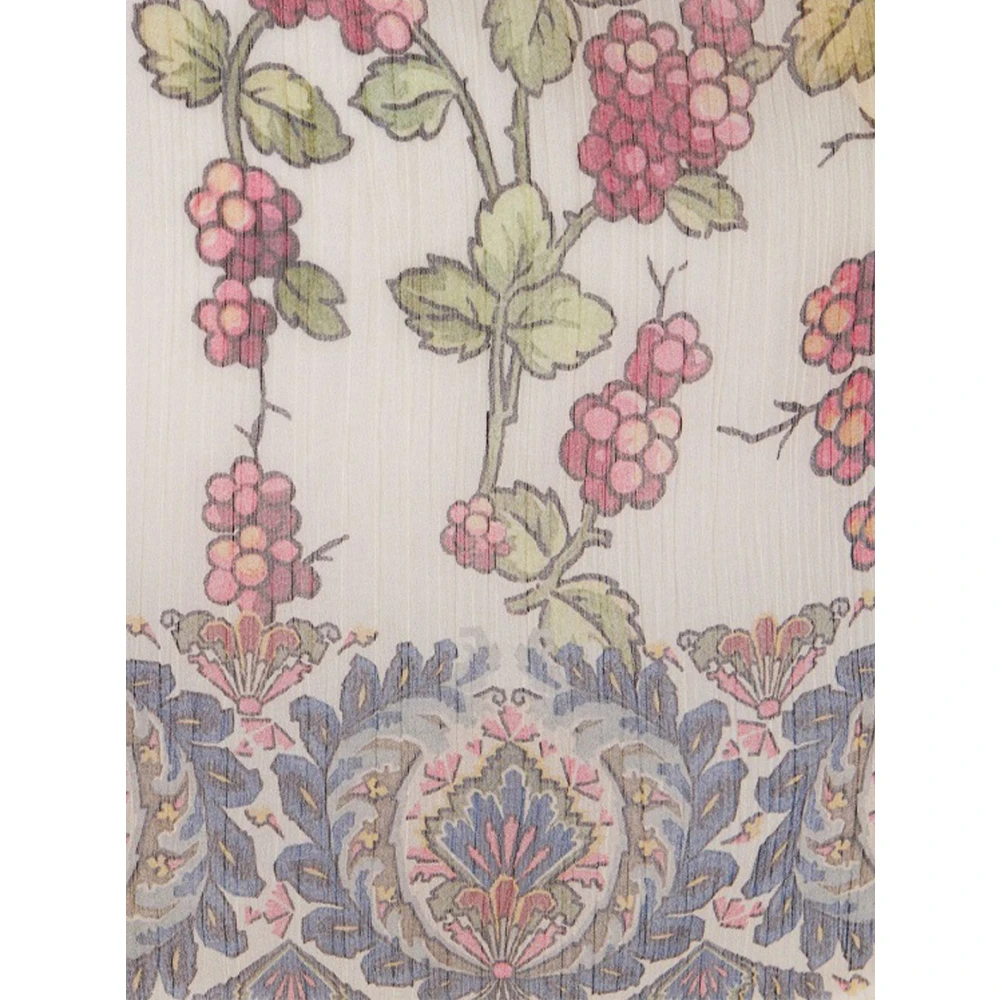 ETRO Bessen en Paisley Poncho Multicolor Dames