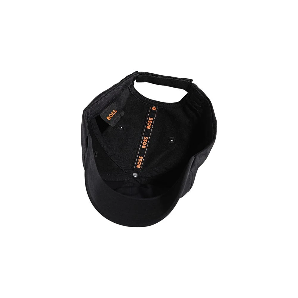 Hugo Boss Zwarte Katoenen Zonneklep Hoed Collectie Black Heren