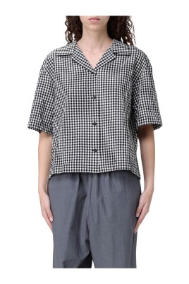gingham-skjorte-afslappet-pasform-sort