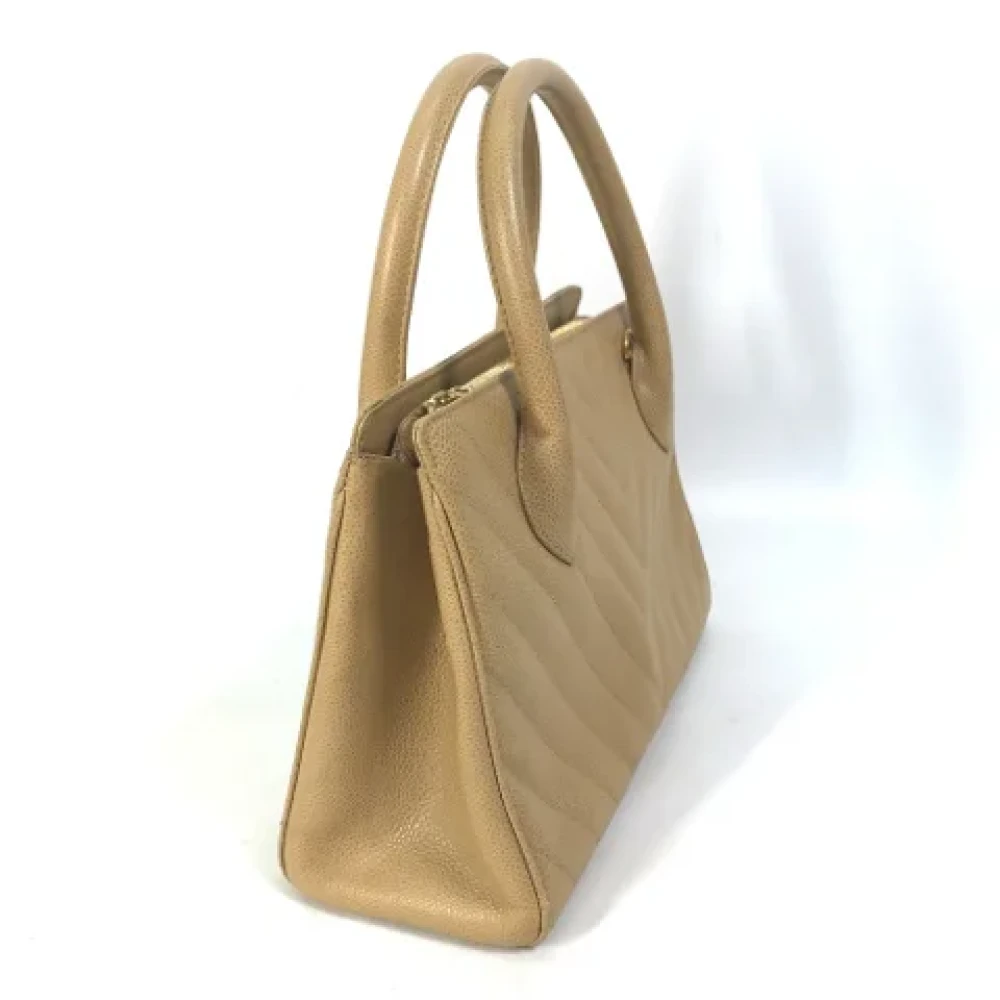 Chanel Vintage Pre-owned Leather chanel-bags Brown Dames