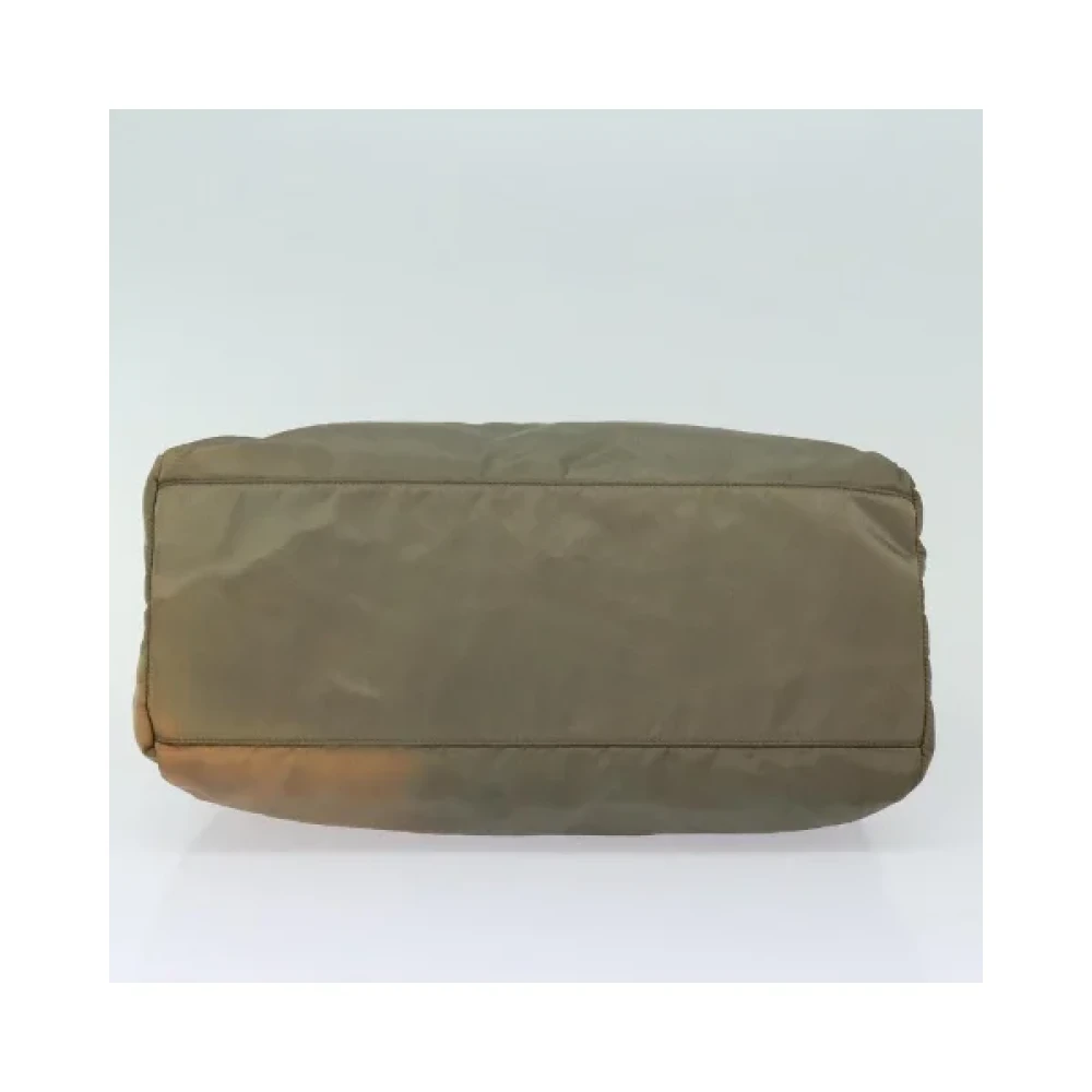 Prada Vintage Pre-owned Nylon prada-bags Brown Dames
