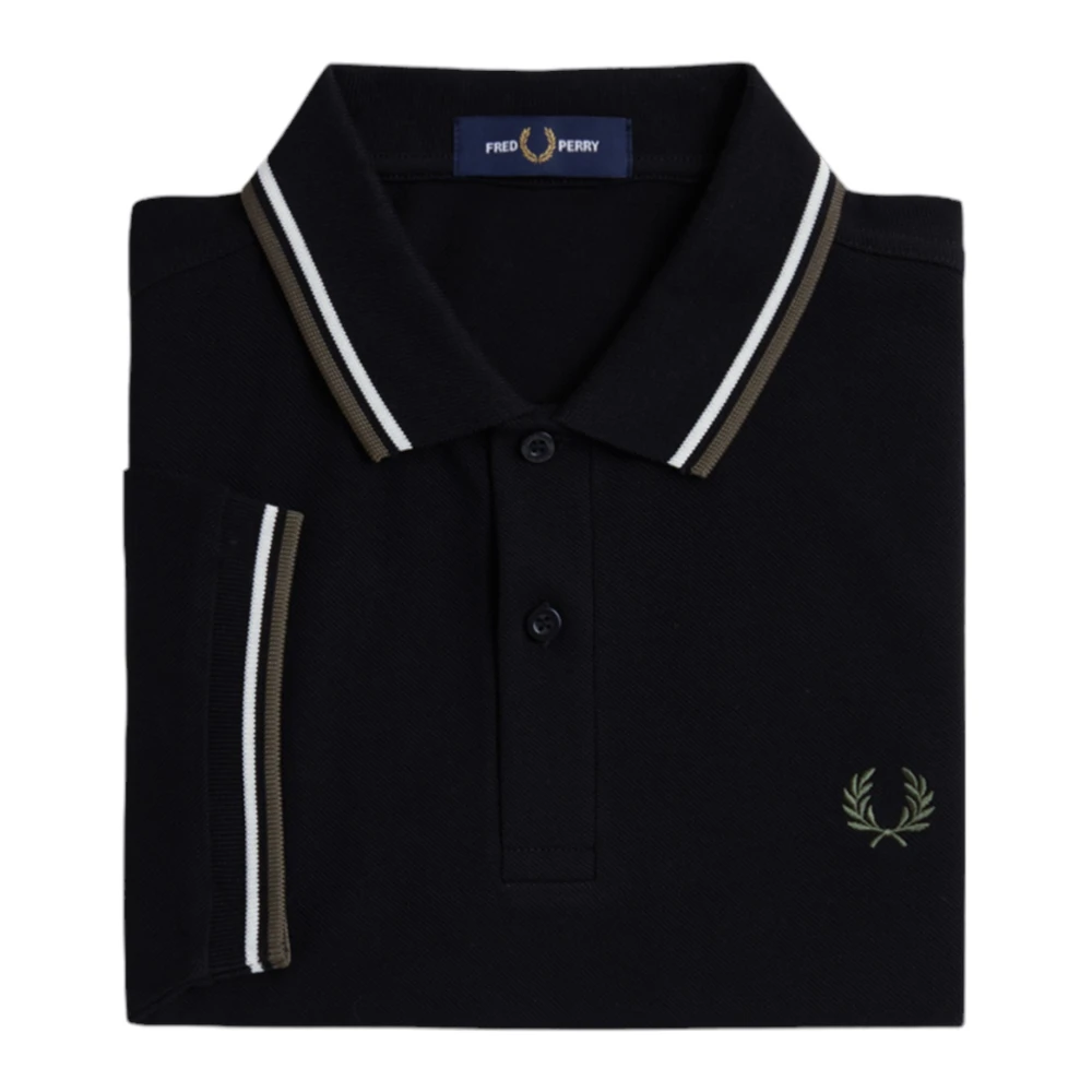 Fred Perry Zwarte T-shirts en Polos Black Heren