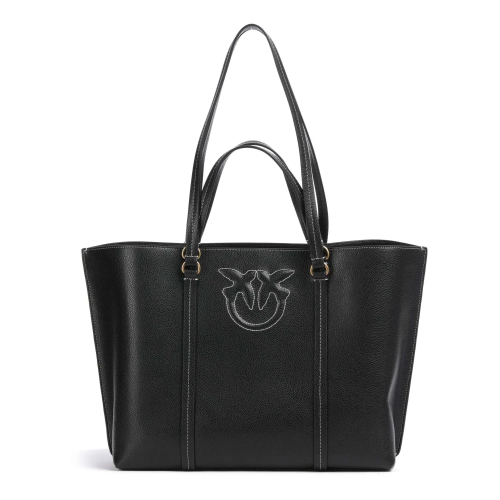 Pinko Miranda Shopper Tas Black Dames