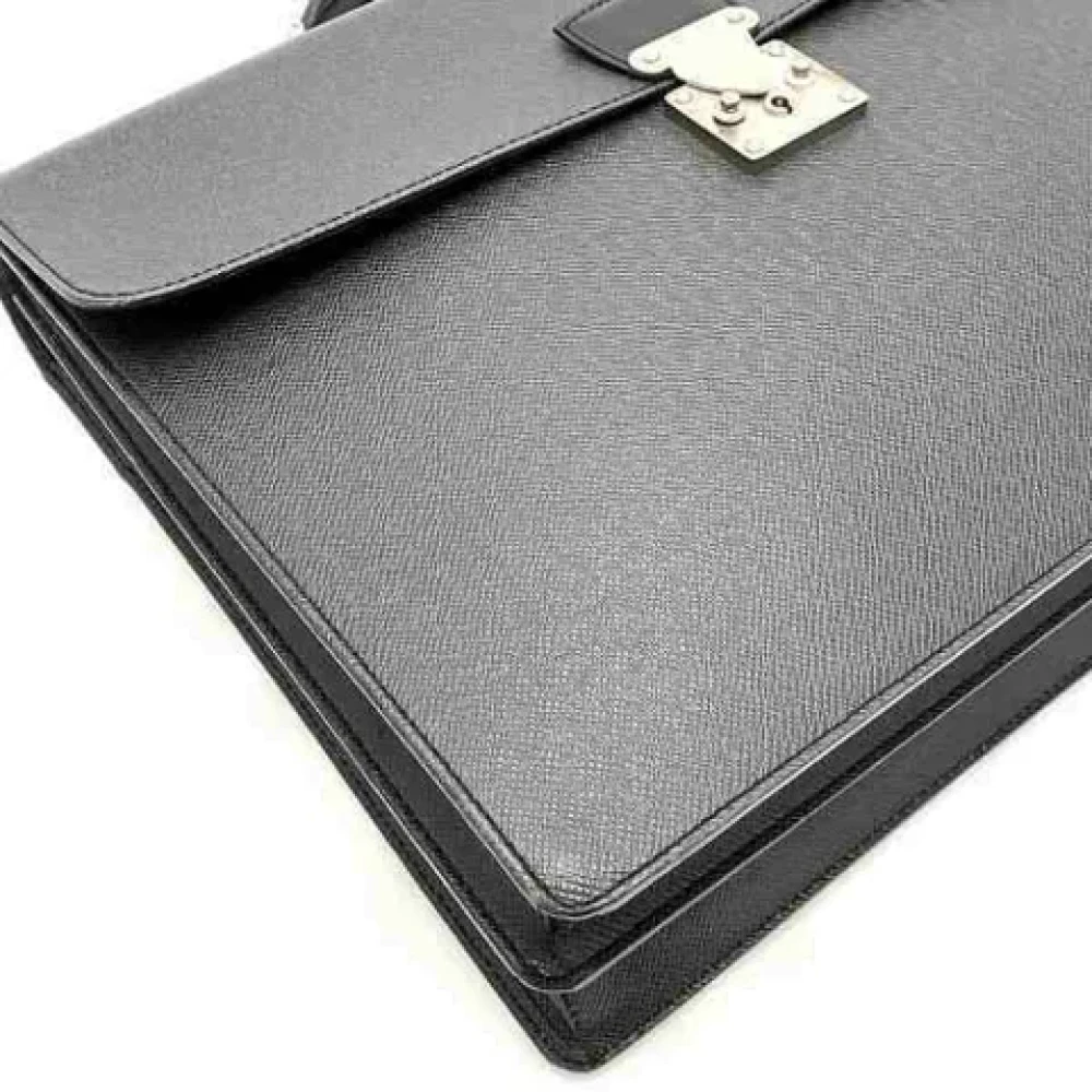 Louis Vuitton Vintage Pre-owned Leather handbags Black Heren