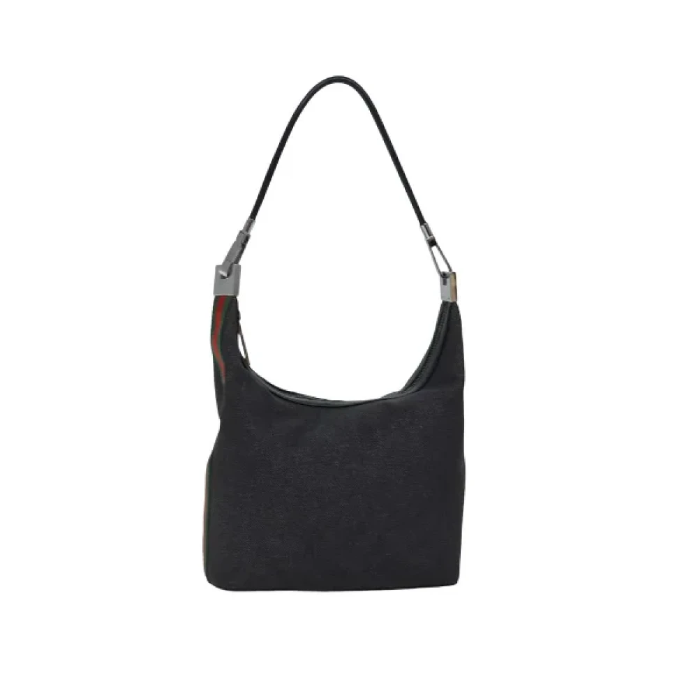 Gucci Vintage Pre-owned Cotton gucci-bags Gray Dames