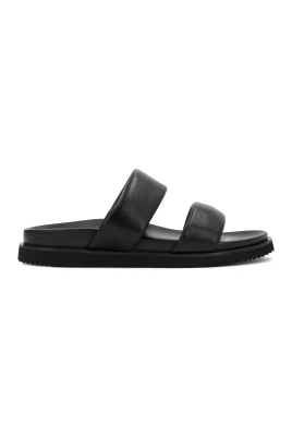 Läder Sandaler med Dubbla Remmar