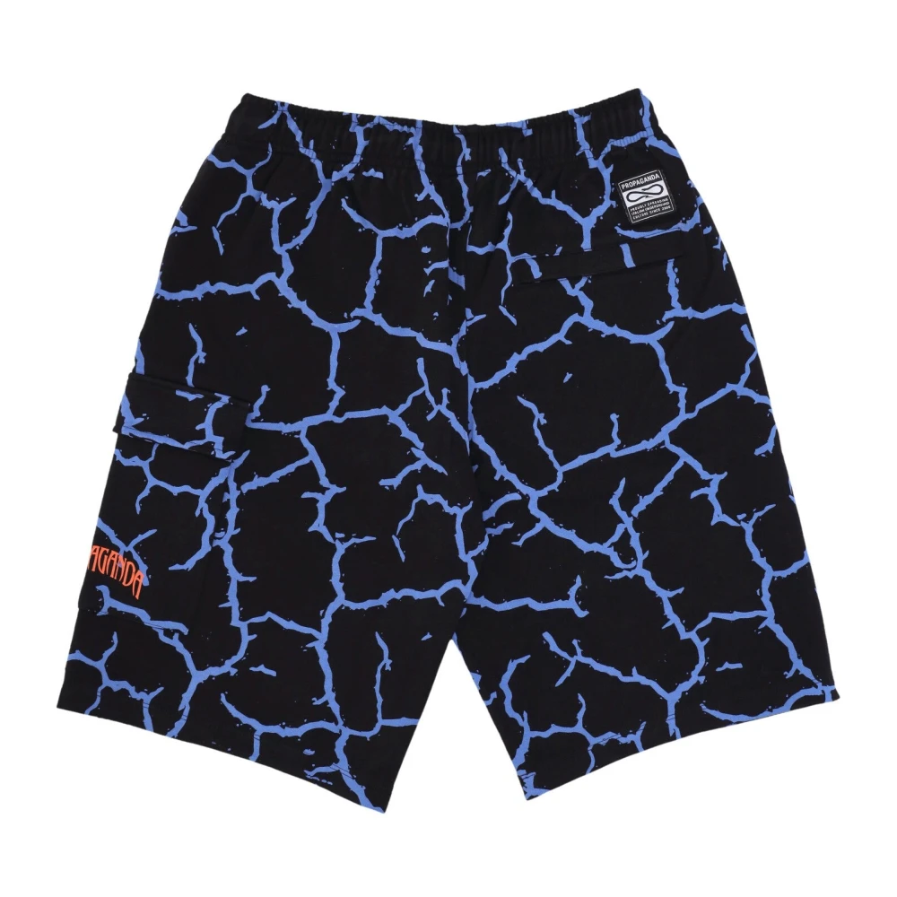 Propaganda Gorilla Cargo Sweatshorts Zwart Multicolor Heren
