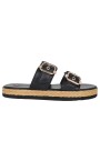 sandales-en-cuir-noir-a-semelle-tressee